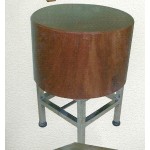 Κούτσουρο στρογγυλό με Inox βάση(Για να δείτε τιμή,επιλέξτε διάσταση)